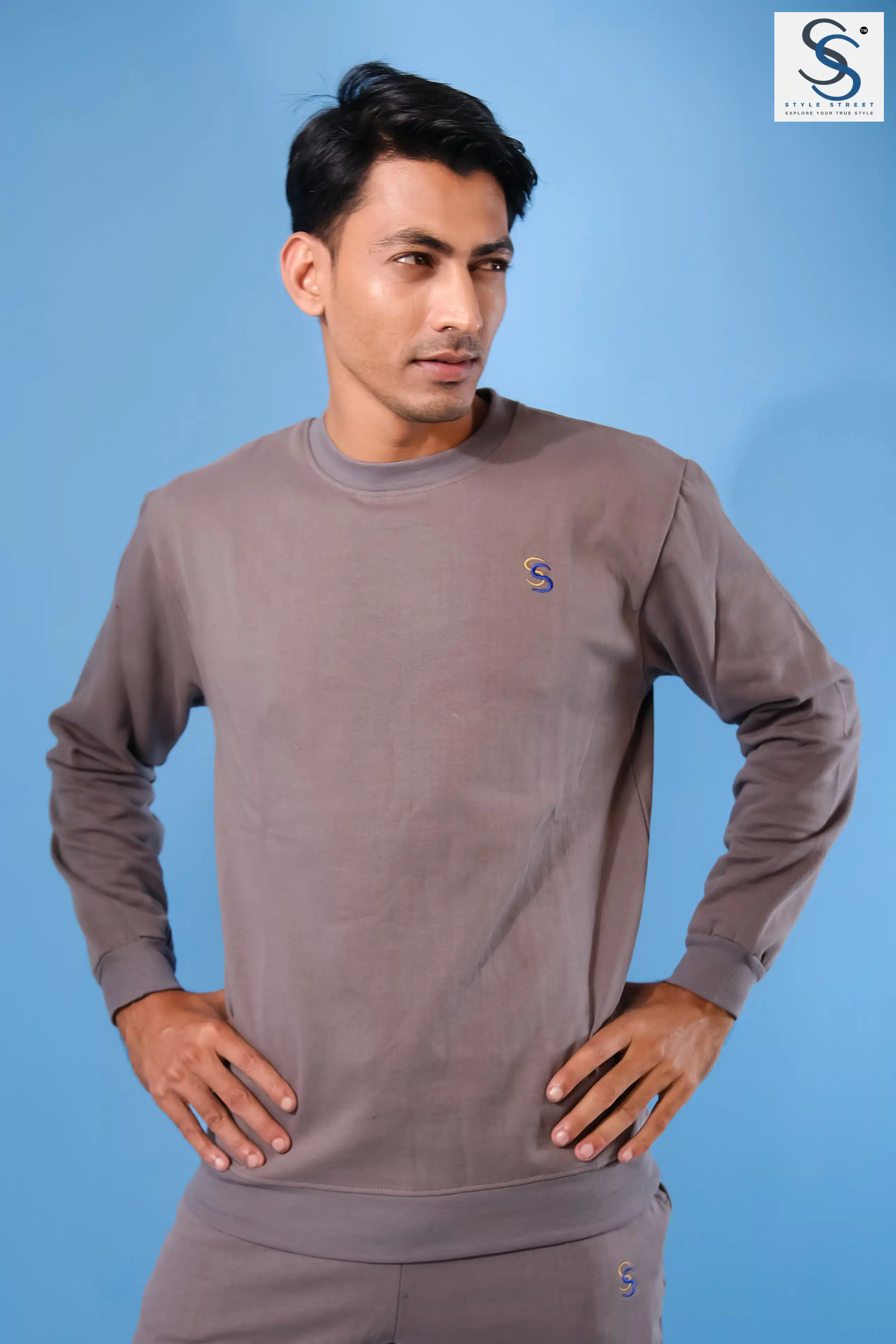 Sweatshirt Ash – 100% pure cotton