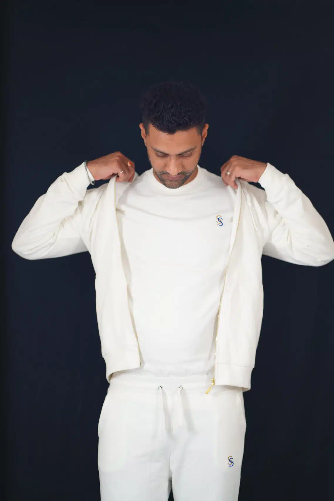 Trouser Hoodie With Chain and Sweatshirt Combo