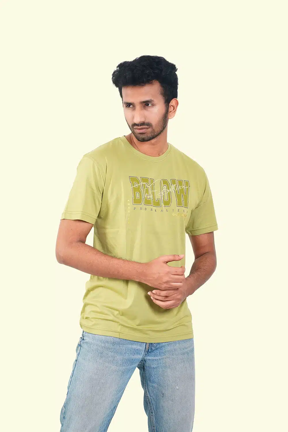 Premium Quality Mercerized Fabric Casual Printed T-Shirt - Image 4