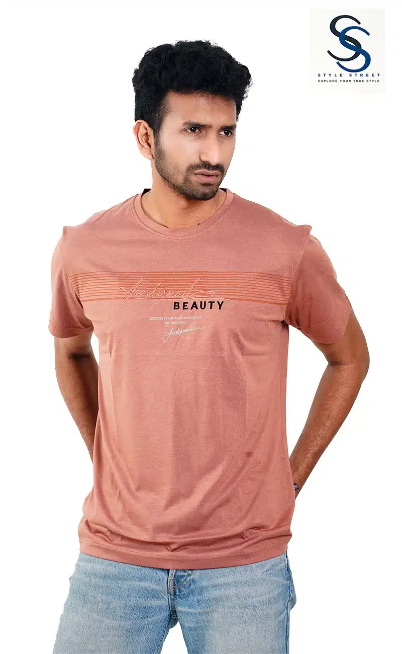 Premium Quality Mercerized Fabric Casual Embroidery T-Shirt - Image 7