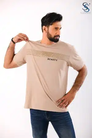 Premium Quality Mercerized Fabric Casual Embroidery T-Shirt