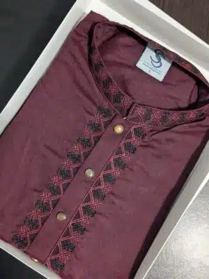exclusive-and-premium-fit-panjabi-brown-check