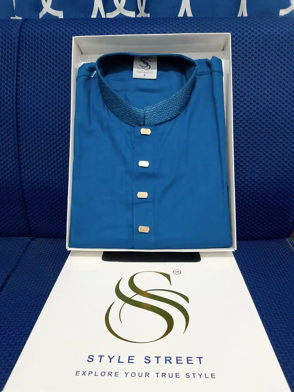 Exclusive and Premium Fit Panjabi Blue